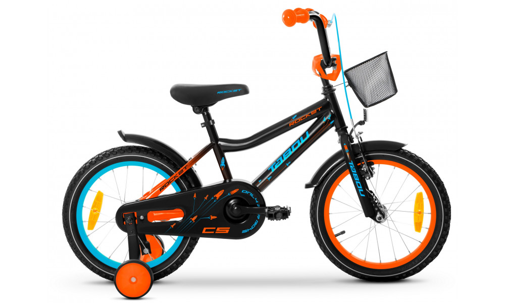 Velosipēds Tabou Rocket CS Alu 20 black-orange 