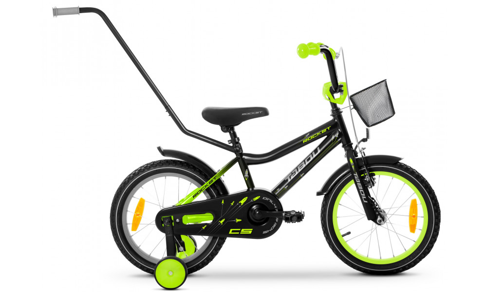 Velosipēds Tabou Rocket CS Alu 18 black-lime 