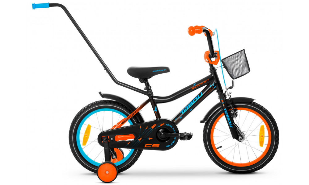 Velosipēds Tabou Rocket CS Alu 16 black-orange 