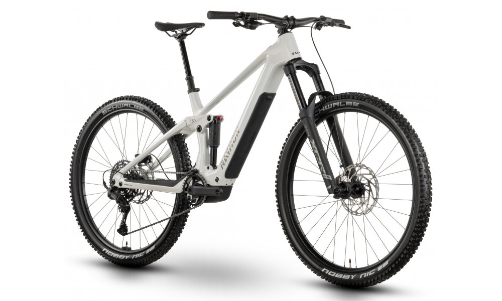 Elektriskais velosipēds Raymon Airok Pure 29" 400 2026 star white-brushed black - 2