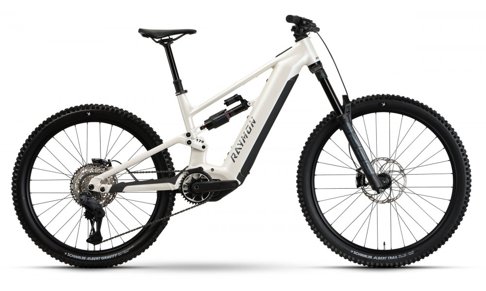 Elektriskais velosipēds Raymon Vantor Pro 29"-27.5" 840 2026 white sparkle - 1
