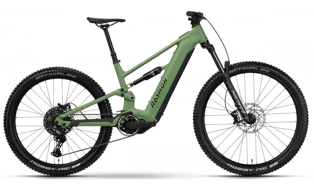 Elektriskais velosipēds Raymon Ravor Pure 29"-27.5" 840 2026 reseda green - 1