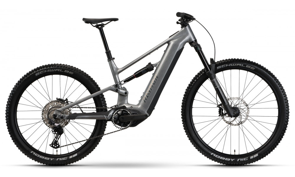Elektriskais velosipēds Raymon Ravor Comp 29"-27.5" 840 2026 darksilver marble - 1