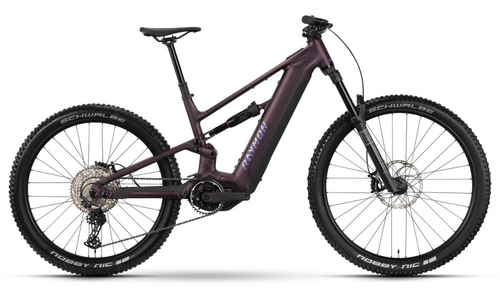 Elektriskais velosipēds Raymon Ravor Comp 29"-27.5" 840 2026 floridplum - 1