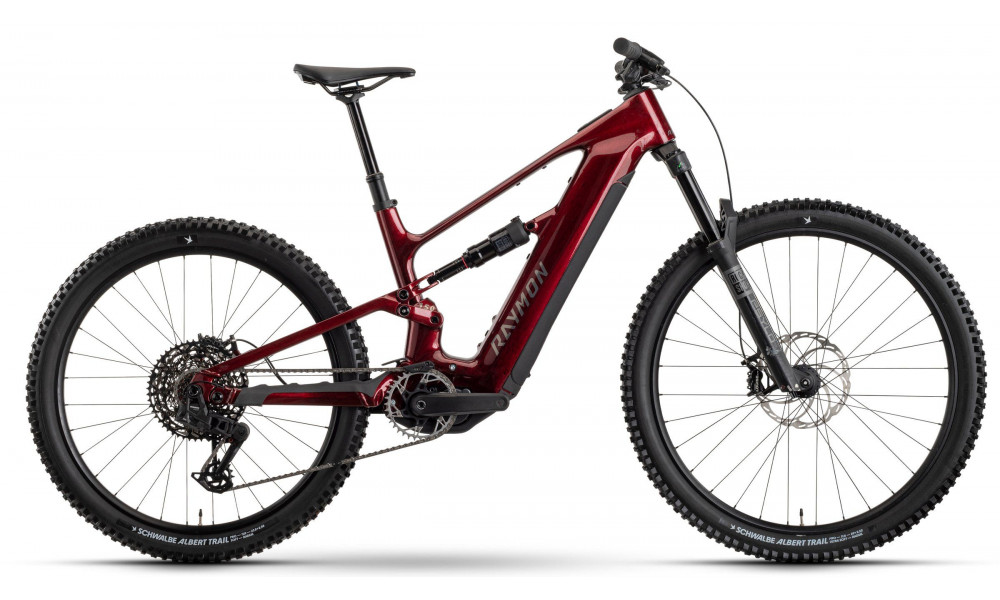 Elektriskais velosipēds Raymon Ravor Pro 29"-27.5" 840 2026 rubyred - 1