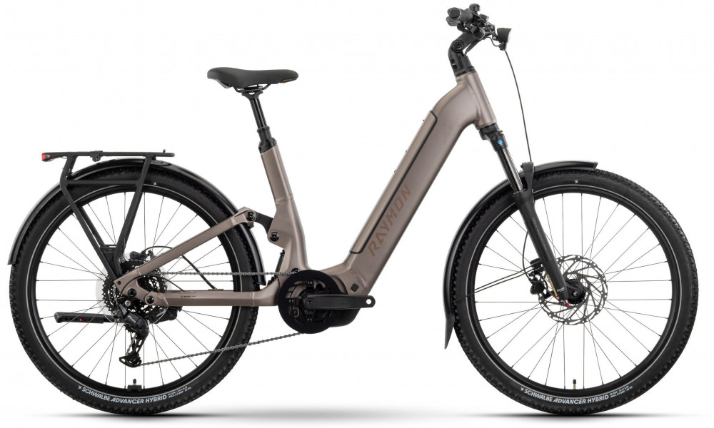 Elektriskais velosipēds Raymon Tavano Pure 27.5" 600 Easy Entry 2026 taupe grey - 1