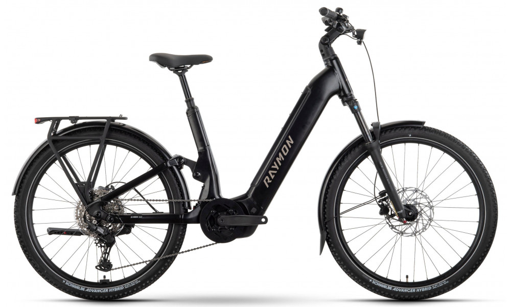 Elektriskais velosipēds Raymon Tavano Comp 27.5" 800 Easy Entry 2026 black stealth - 1