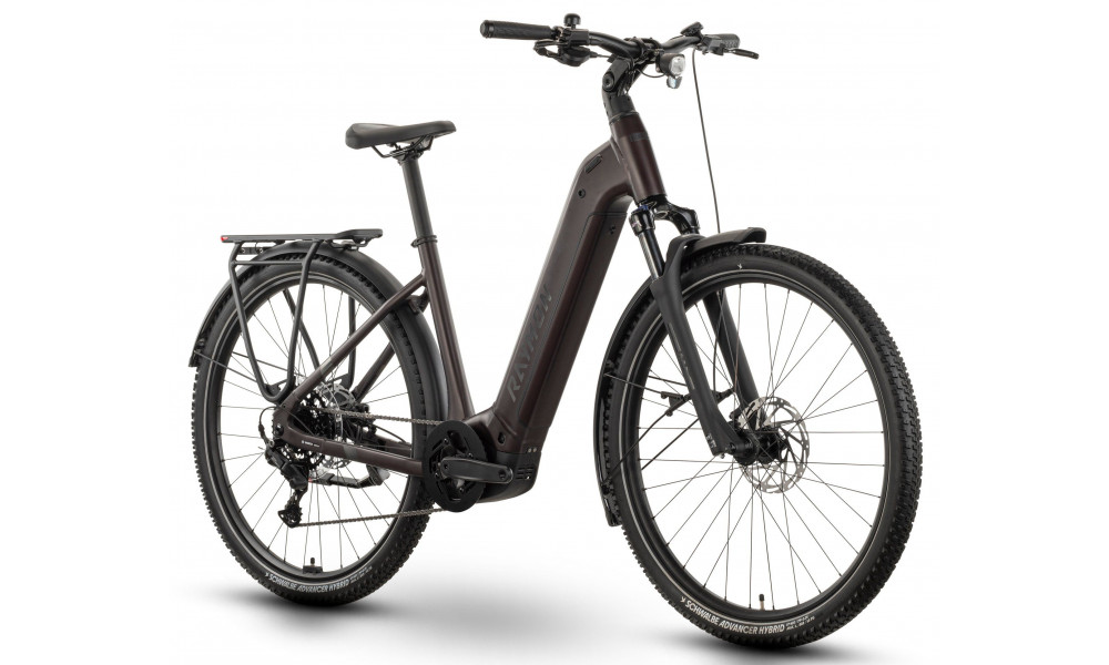 Elektriskais velosipēds Raymon Tahona Comp 29" 800 Easy Entry 2026 plum noir - 2