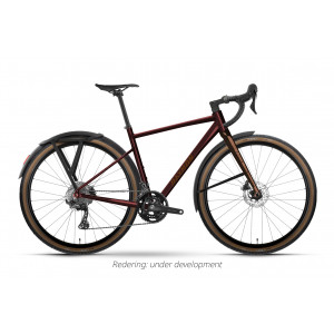 Velosipēds Raymon Territ Pro Street 2026 maroonbrown-brick