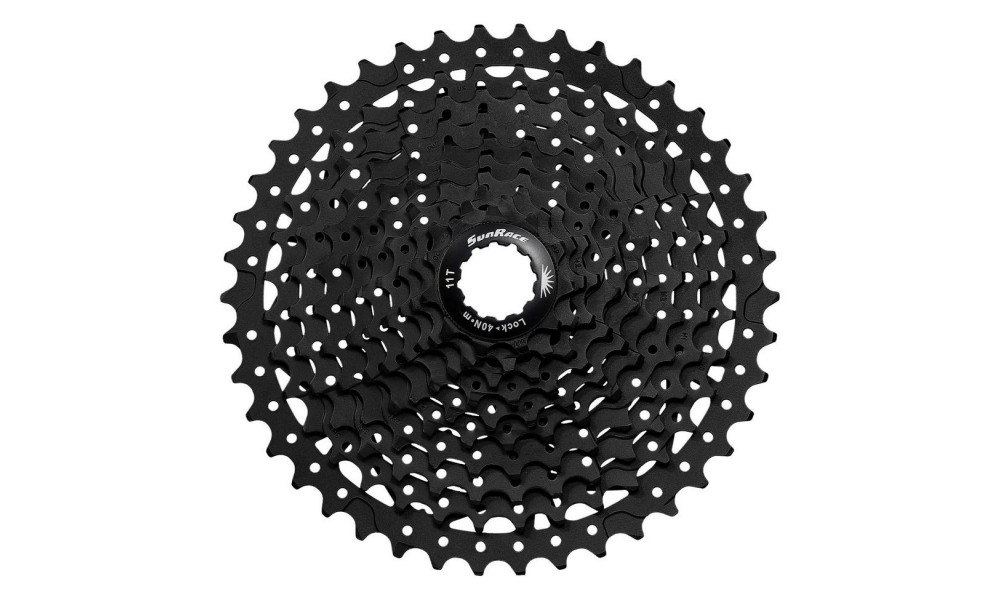 Aizmugurējie zobratu bloks SunRace CSMS3 10-speed black - 1