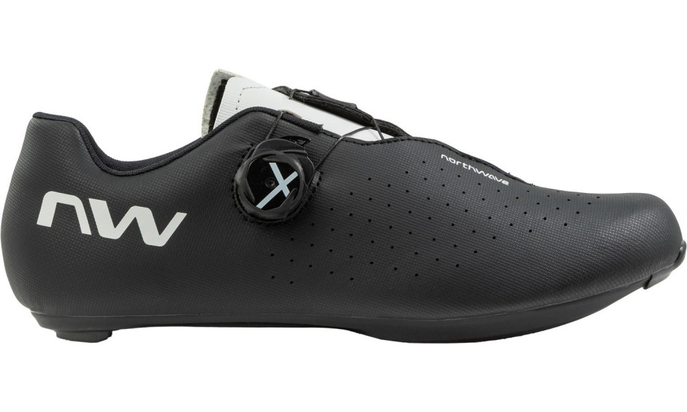 Velo apavi Northwave Sonic Plus Wide Road black-light grey - 4