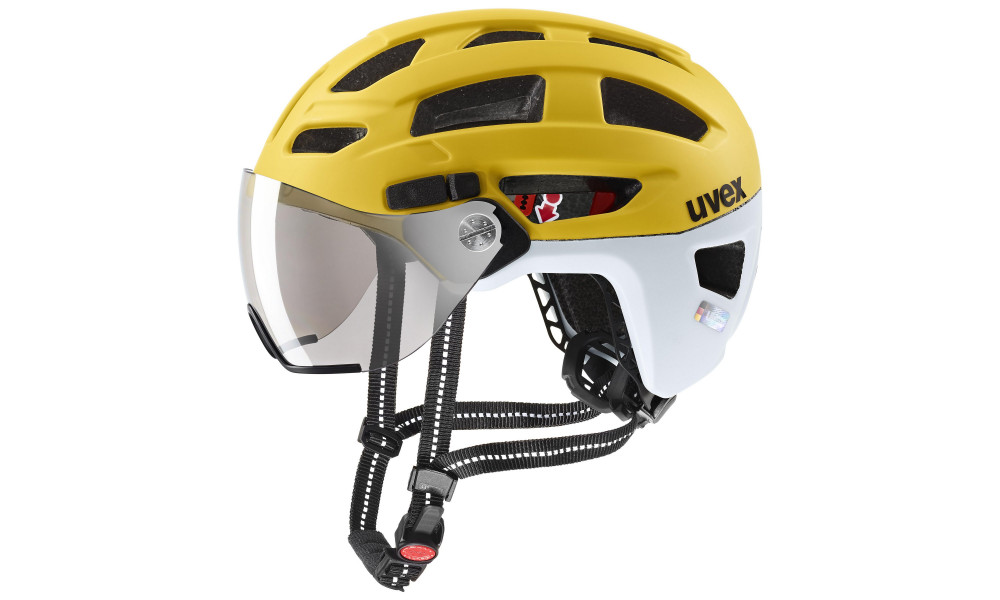 Ķivere Uvex finale visor sunbee-cloud matt - 2