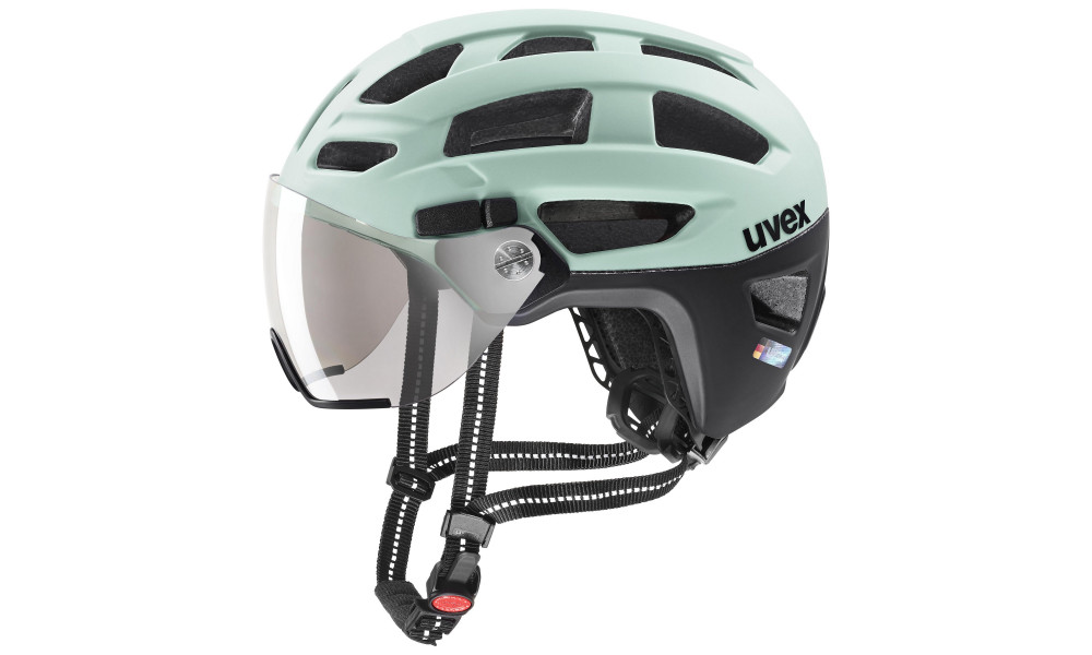 Ķivere Uvex finale visor jade-black matt - 1