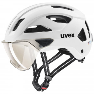 Ķivere Uvex stride visor white matt