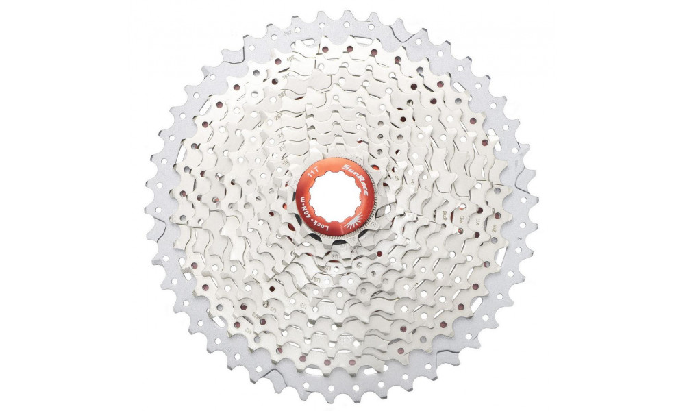 Aizmugurējais zobratu bloks SunRace CSMX8 11-speed metallic 