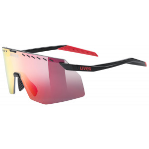 Brilles Uvex pace stage black matt / mirror red