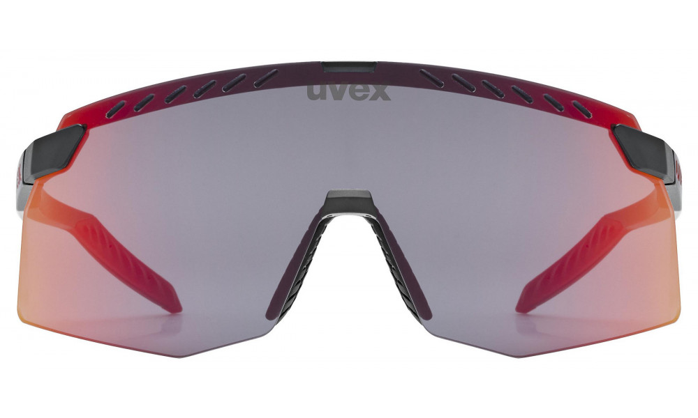 Brilles Uvex pace stage black matt / mirror red - 3