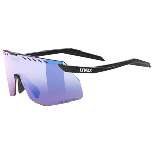 Brilles Uvex pace stage s CV black matt / mirror blue
