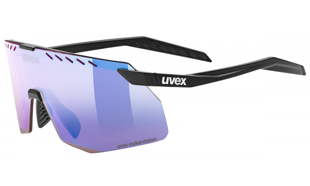 Brilles Uvex pace stage s CV black matt / mirror blue - 1