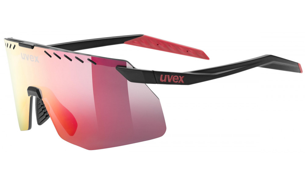 Brilles Uvex pace stage s black matt / mirror red - 1