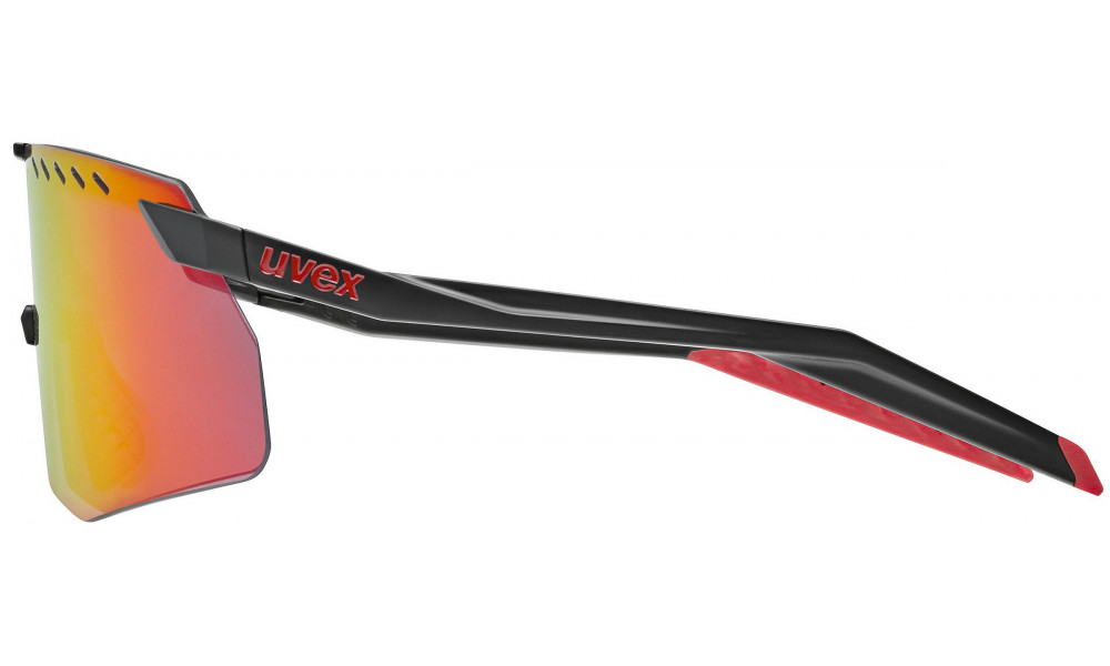 Brilles Uvex pace stage s black matt / mirror red - 2