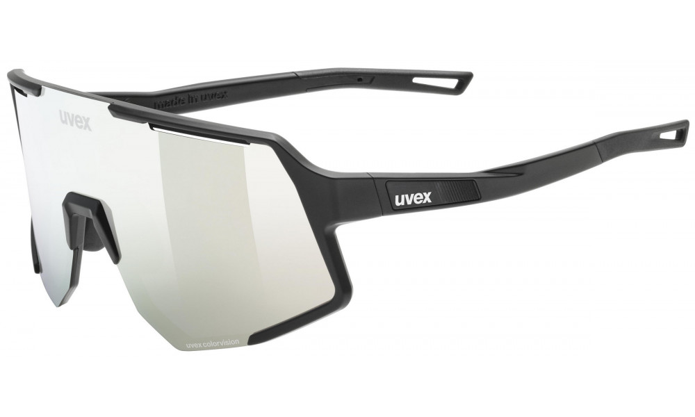 Brilles Uvex sequenze CV black matt / mirror silver - 1