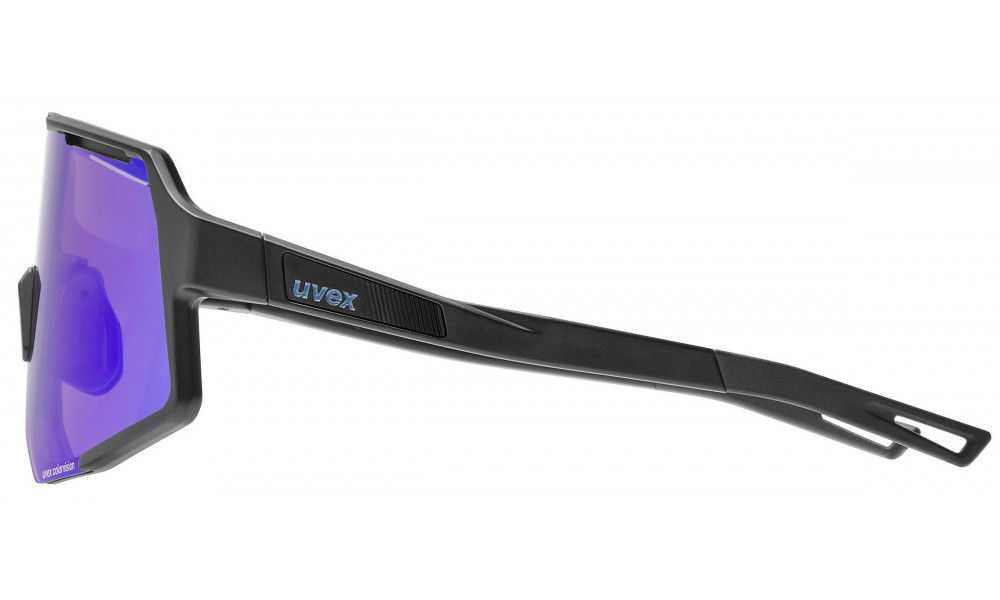 Brilles Uvex sequenze CV black matt / mirror blue - 2