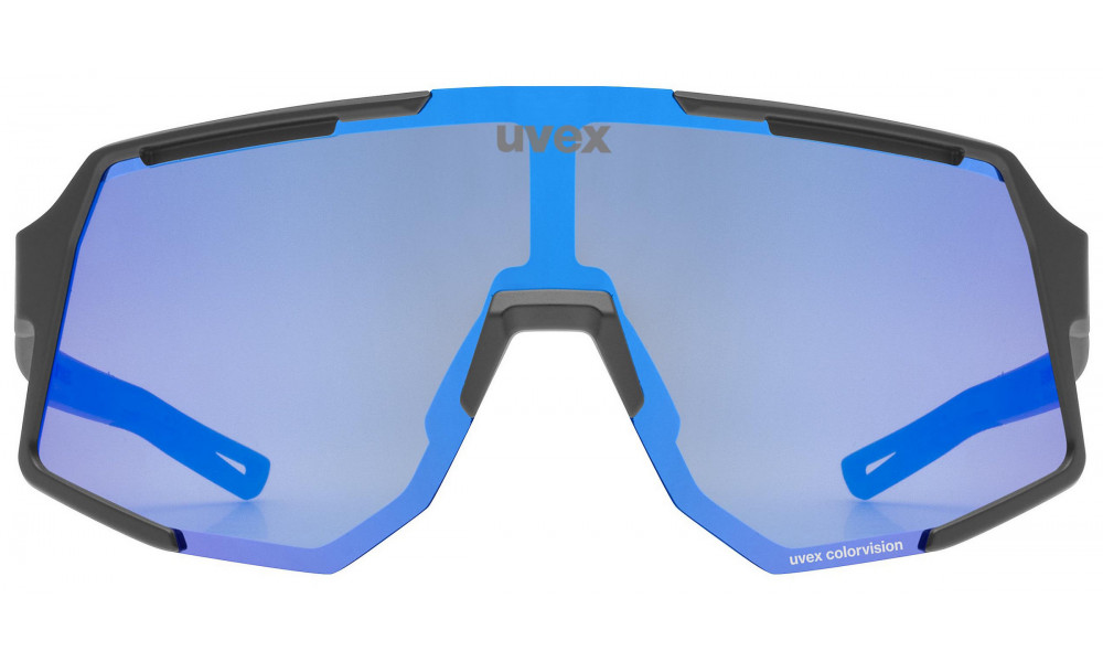 Brilles Uvex sequenze CV black matt / mirror blue - 3