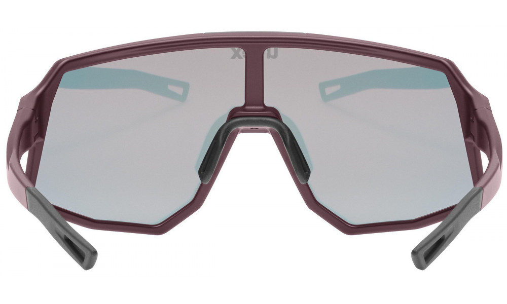 Brilles Uvex sequenze CV burgundy matt / mirror red - 4