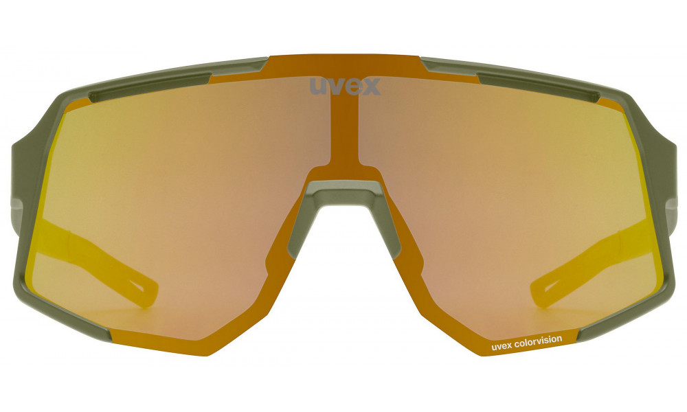Brilles Uvex sequenze CV olive matt / mirror yellow - 3