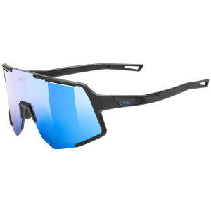 Brilles Uvex sequenze black matt / mirror blue