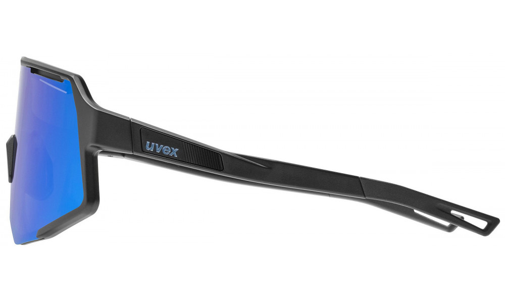 Brilles Uvex sequenze black matt / mirror blue - 2