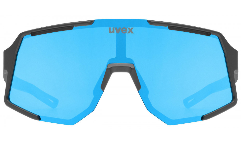Brilles Uvex sequenze black matt / mirror blue - 3