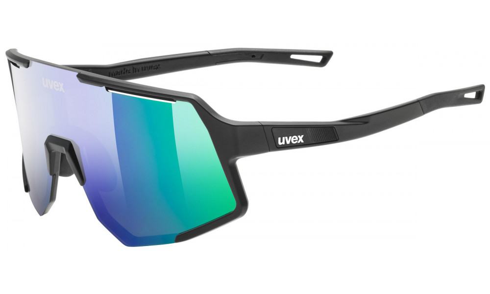 Brilles Uvex sequenze black matt / mirror green - 1