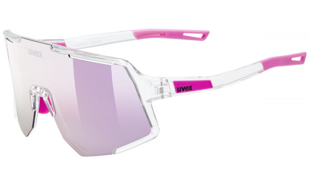 Brilles Uvex sequenze clear / mirror pink - 1