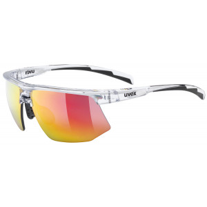 Brilles Uvex aerios clear / mirror red