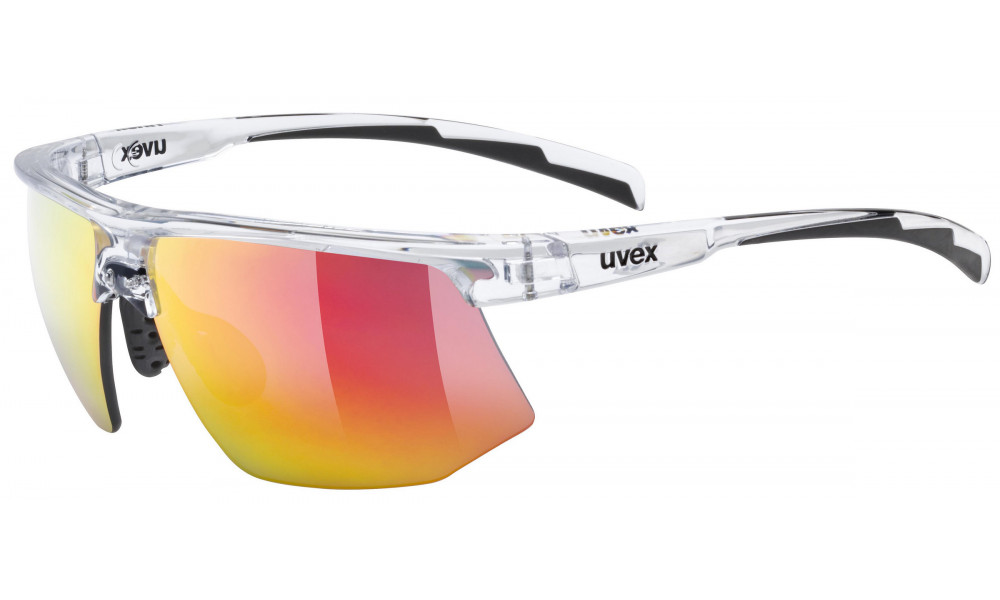 Brilles Uvex aerios clear / mirror red - 1