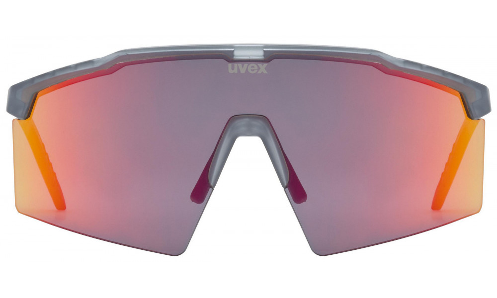 Brilles Uvex flowline smoke matt / mirror red - 3