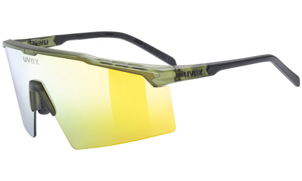 Brilles Uvex flowline olive matt / mirror gold - 1