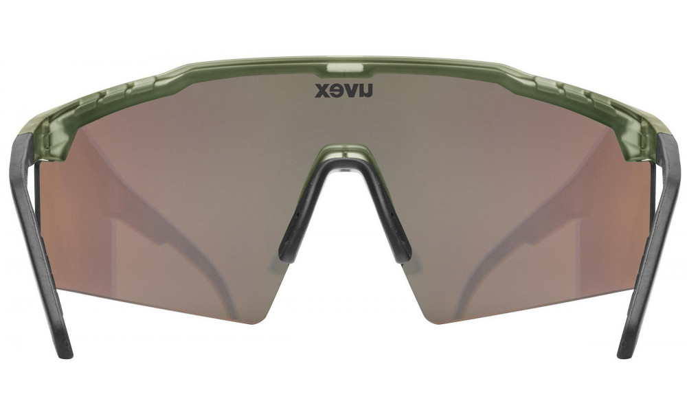 Brilles Uvex flowline olive matt / mirror gold - 4