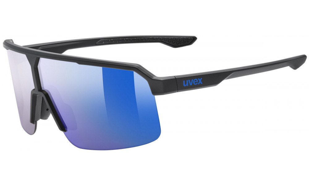 Brilles Uvex ramp black matt / mirror blue - 1