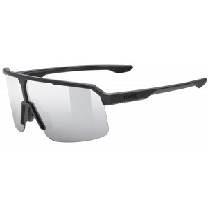 Brilles Uvex ramp black matt / mirror silver