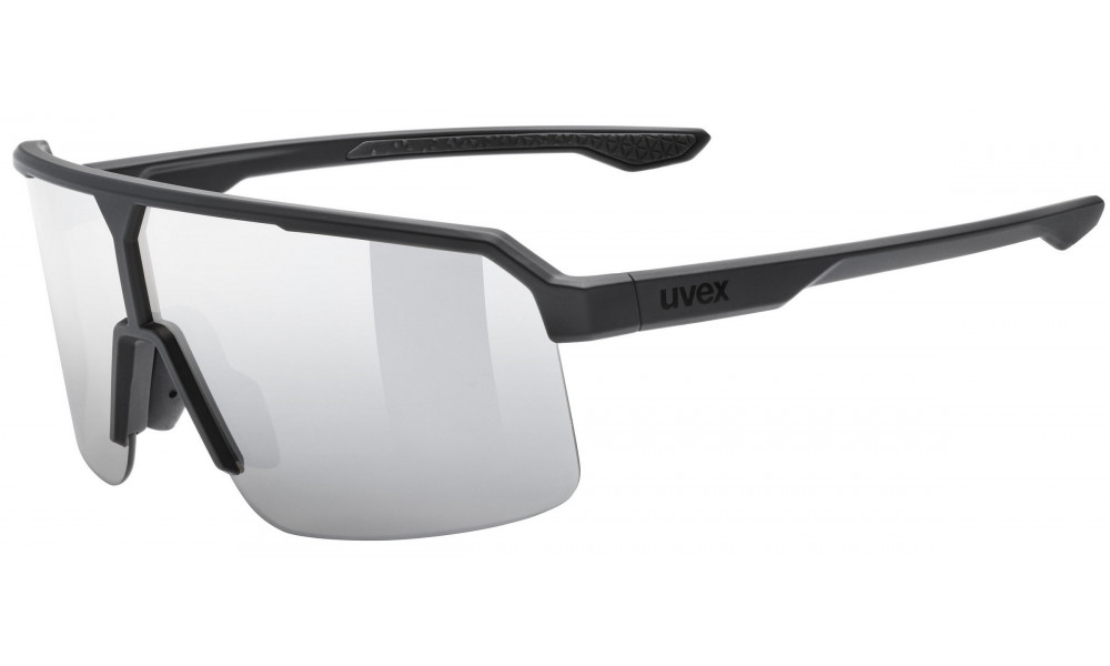 Brilles Uvex ramp black matt / mirror silver - 1
