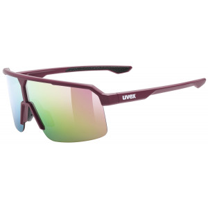 Brilles Uvex ramp burgundy matt / mirror rose