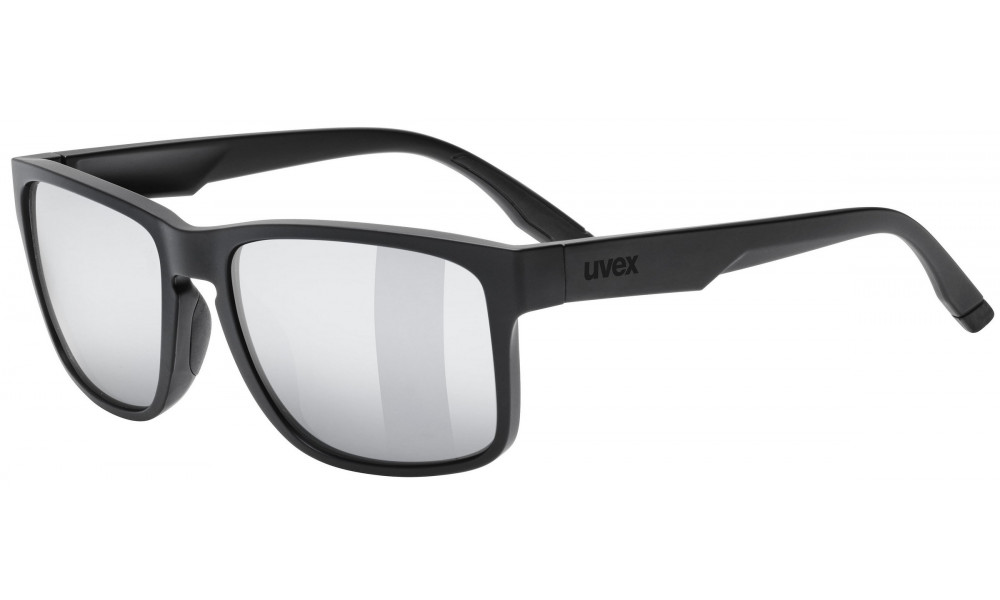 Brilles Uvex poise black matt / mirror silver - 1