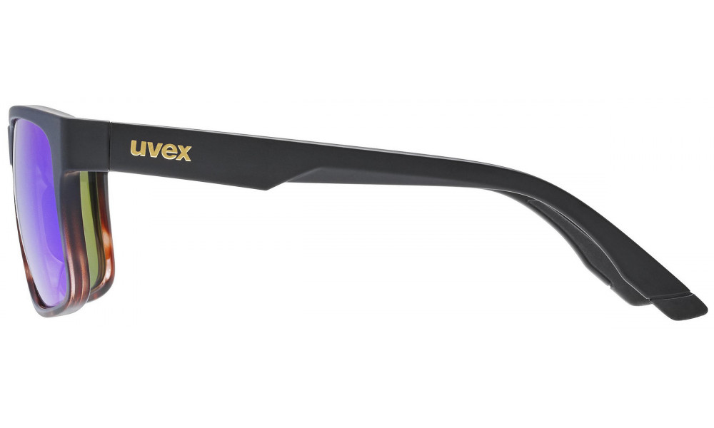 Brilles Uvex poise black-demi matt / mirror green - 2