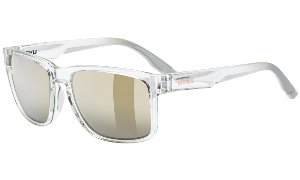 Brilles Uvex poise clear / mirror gold - 1