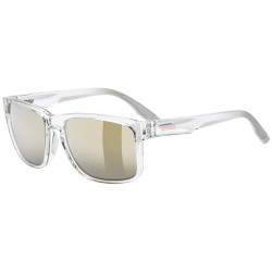 Brilles Uvex poise clear / mirror gold