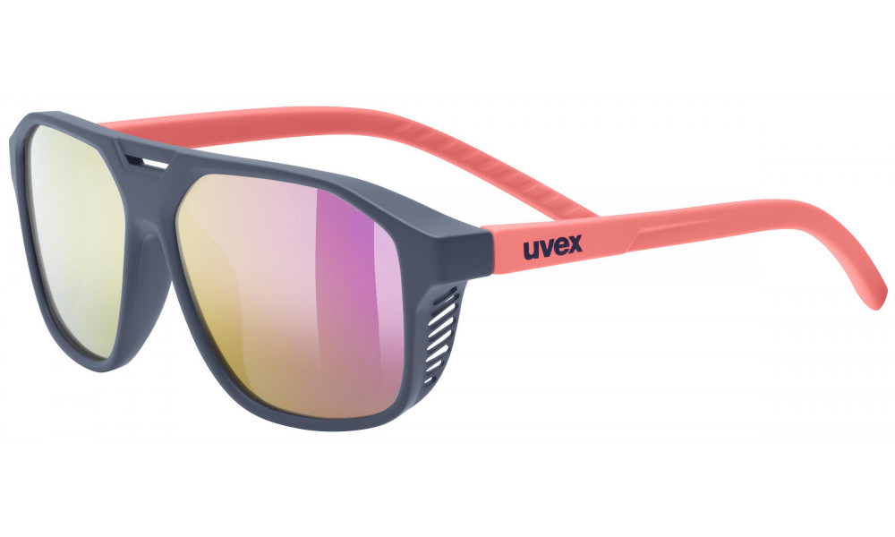 Brilles Uvex cosmic blue - red matt / mirror purple - 1