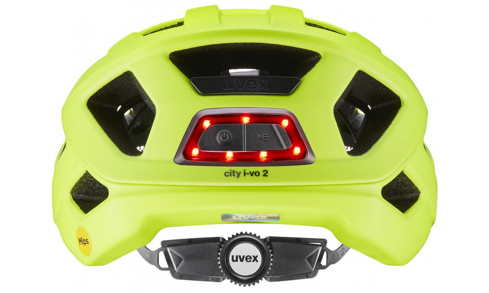 Ķivere Uvex city i-vo 2 MIPS neon yellow matt - 4